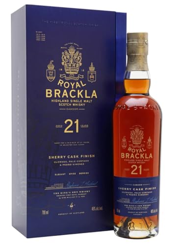 Royal Brackla 21 Years Old Sherry Cask Finish Highland Single Malt 46% Vol. 0,7l in Geschenkbox Royal Brackla 21 Years Old Sherry Cask Finish Highland Single Malt 46% Vol. 0,7l in Geschenkbox von Royal Brackla