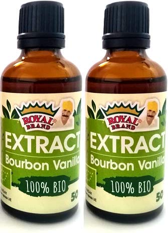 Royal Brand BIO Extrakt Vanilleschoten Bourbon 2 x 50 ml (100 ml) von Royal Brand