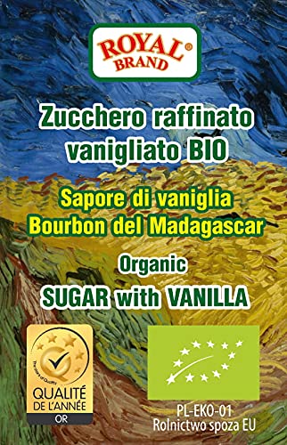 Bio-Zucker mit echter Vanille, 70 g von Royal Brand