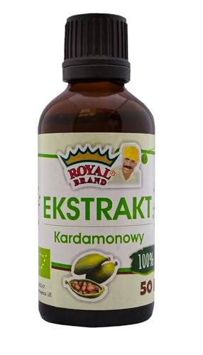 Royal Brand Kardamom Extrakt Bio, 50 ml, ohne künstliche Farbstoffe, Konservierungsstoffe oder Aromen von Royal Brand