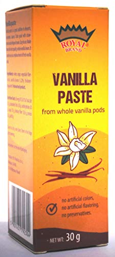 Vanillepaste/Vanilleschotenpaste /30 g/ aus ganz frischen Vanilleschoten/ kunsthandwerkliches Produkt, Great Taste Award / OHNE ALKOHOL von Royal Brand