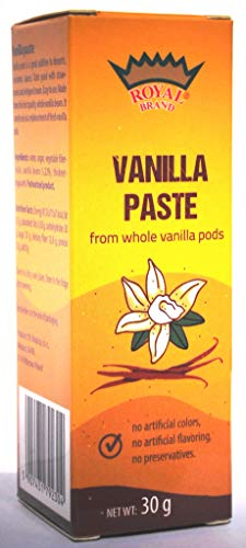 Vanillepaste/Vanilleschotenpaste /30 g/aus ganz frischen Vanilleschoten/kunsthandwerkliches Produkt, Great Taste Award/OHNE ALKOHOL von Royal Brand