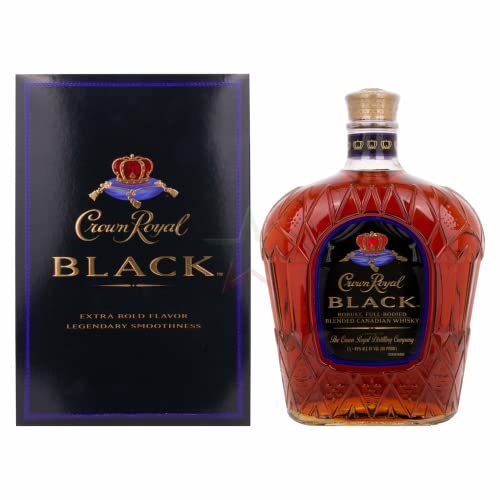 Crown Royal BLACK Blended Canadian Whisky 45,00% 1,00 Liter von Royal Crown