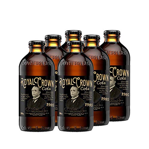 Royal Crown Cola Classic, mit echtem Rohrzucker (6 x 250ml) altes RC Cola Rezept von 1905 von Royal Crown