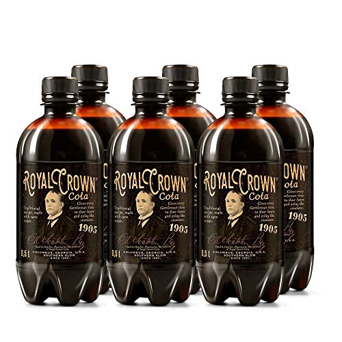 Royal Crown Cola Classic Koffeinhaltiges Erfrischungsgetränk mit Rohzucker (6 x 0,5 Liter) von Royal Crown