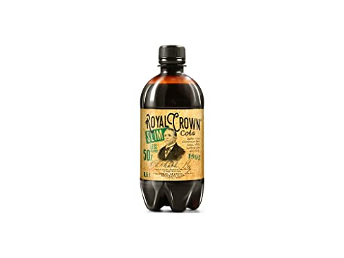Royal Crown Cola Slim Koffeinhaltiges Erfrischungsgetränk mit Rohzucker (6 x 0,5 Liter) von Royal Crown