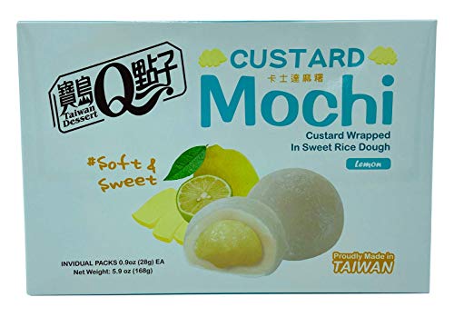 Mochi custard citron ROYAL FAMILY 168g Taiwan - Packung mit 3 Stück von TAIWAN MOCHI