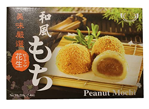 Royal Family Reiskuchen "Mochi" nach japanischer Art, mit Erdnuss Geschmack 210g Royal Family Reiskuchen "Mochi" nach japanischer Art, mit Erdnuss Geschmack 210g von Royal Family