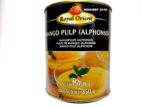 6er Pack ROYAL ORIENT Mango Püree [6x 850g] Alphonso Mango Pulp von Royal Orient