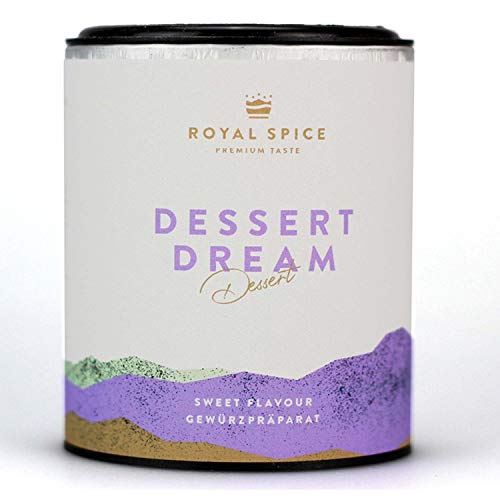 Royal Spice - Dessert Dream 70g Gourmetdose - Nachtisch & Dessert Gewürz als Erlesene Mischung für Desserts und Süßspeisen mit einem Hauch Orange, Zimt & Sandelholz von Royal Spice