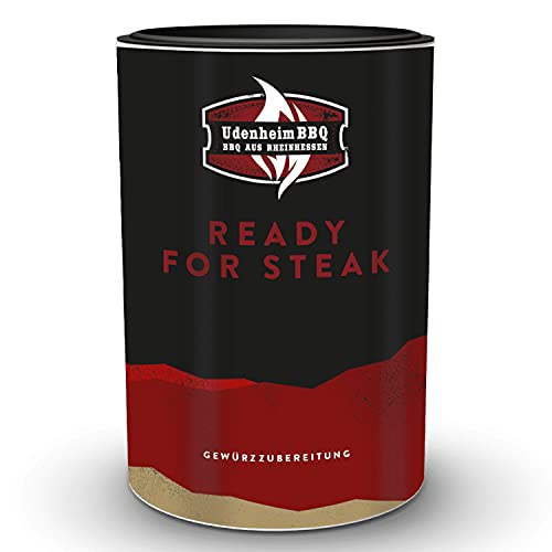 Udenheim BBQ Ready for Steak - 90g Steak Gewürz - Steak Pfeffer Mix mit Meersalz Flocken - Hocharomatische, erlesenene Salz & Pfeffermischung als Grillfleisch & Steakpfeffer Gewürz für Steakliebhaber Udenheim BBQ Ready for Steak - 90g Steak Gewürz - Steak Pfeffer Mix mit Meersalz Flocken - Hocharomatische, erlesenene Salz & Pfeffermischung als Grillfleisch & Steakpfeffer Gewürz für Steakliebhaber von ROYAL SPICE