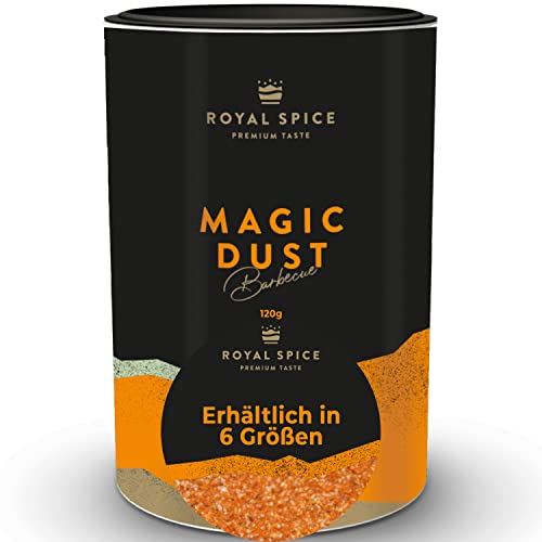 Royal Spice Magic Dust BBQ Rub Gewürzmischung 120g - Erster In Deutschland Hergestellter Magic Dust Rub Nach Dem Originalrezept Von Mike Mills - Verschiedene Größen erhältlich von ROYAL SPICE bbq rubs & spices