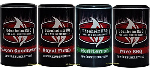 Udenheim Rubs im GROßEN 4er Pack ( 3 x 350gr, 1 x 200gr) von Royal Spice