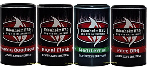 Udenheim Rubs im GROßEN 4er Pack ( 3 x 350gr, 1 x 200gr) von ROYAL SPICE