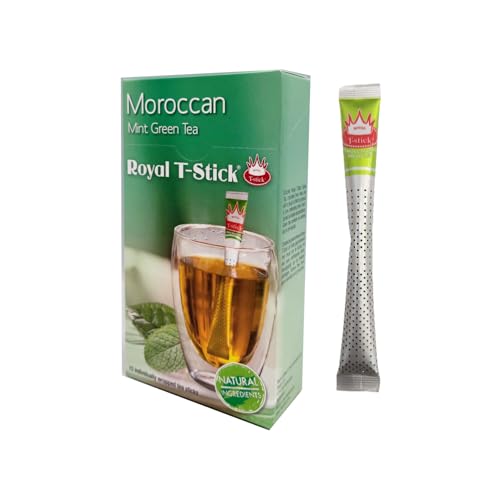 Royal T-Stick® | Assam Grüner Tee und Minze | Marokkanischer Grüntee - 15 Stick Tea (28,5 Gr) von Royal T-Stick