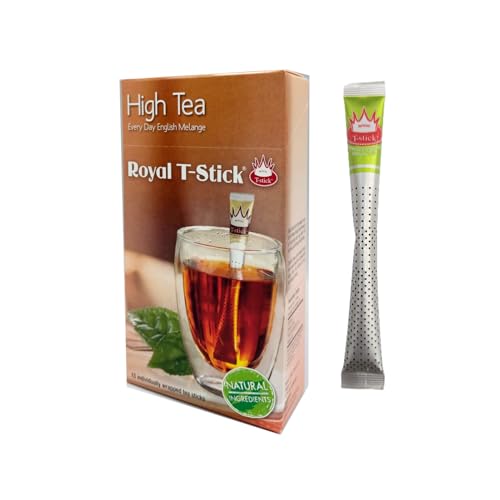 Royal T-Stick® | Assam natürlicher schwarzer Tee | Reiner indischer Schwarztee ohne Aromen – 15 Stick Tea (28,5 g) von Royal T-Stick