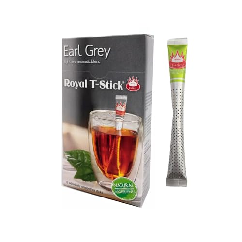 Royal T-Stick® | Schwarzer Assam-Tee und Bergamotte | Earl Grey Schwarztee und natürliche Bergamotte-Aromen – 15 Stick Tea (28,5 g) von Royal T-Stick