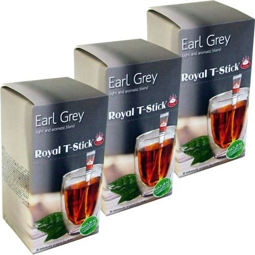 Royal T-sticks Earl Grey 3 x 30 Stück (Tee-Sticks einzeln verpackt) von Royal T-stick