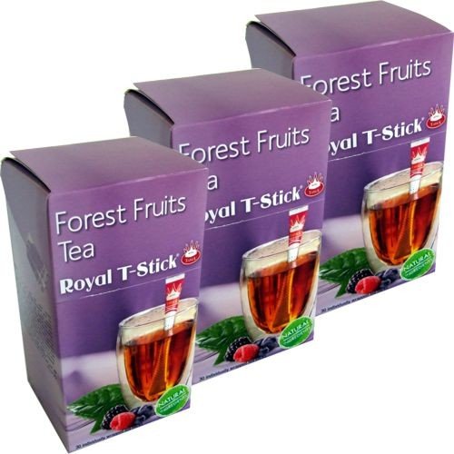 Royal T-sticks Forest Fruit Tea 3 x 30 Stück (Waldfrüchte Tee Sticks einzeln verpackt) von Royal T-stick