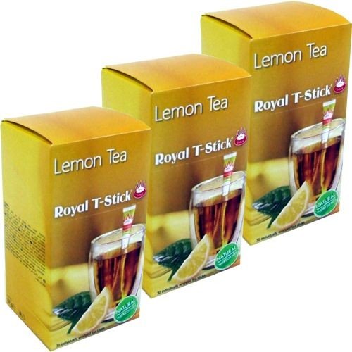 Royal T-sticks Lemon Tea 3 x 30 Stück (Tee-Sticks Zitrone einzeln verpackt) von Royal T-stick