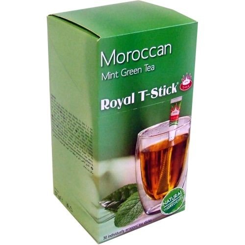 Royal T-sticks Moroccan Mint green Tea 30 Stück (grüner Tee minz Sticks einzeln verpackt) von Royal T-stick