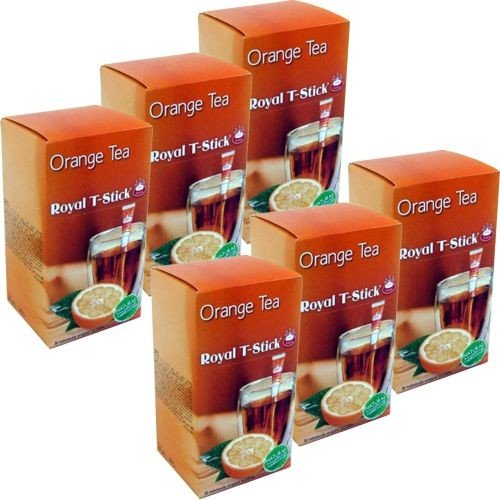 Royal T-sticks Orange Tea 6 x 30 Stück (Tee-Sticks einzeln verpackt) von Royal T-stick
