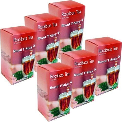 Royal T-sticks Rooibos Tea 6 x 30 Stück (Sticks einzeln verpackt) von Royal T-stick