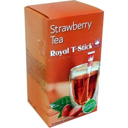 Royal T-sticks Strawberry Tea 30 Stück (Tee-Sticks Erdbeere einzeln verpackt) von Royal T-stick