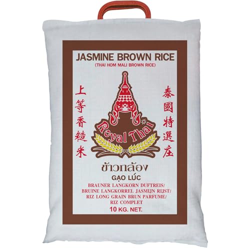 ROYAL THAI RICE - Brauner Langkorn Duftreis - 1 X 10 KG von Kewpie