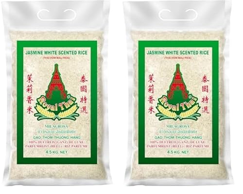 ROYAL THAI RICE - Langkorn Jasmin Duftreis - 1 X 4,5 KG (Packung mit 2) von Royal Thai