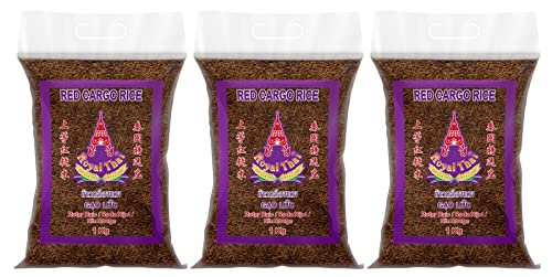 ROYAL THAI RICE - Roter Langkorn Reis, (3 X 1 KG) von Royal Thai