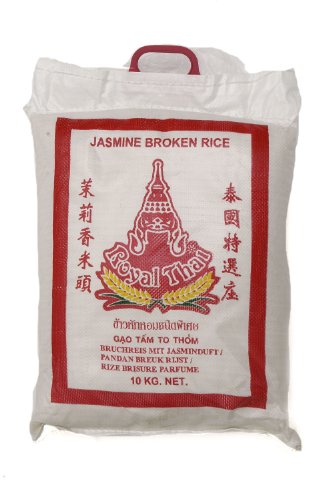 Royal Thai Jasmine Duftreis Bruchreis - Gebrochen 10Kg von Royal Thai