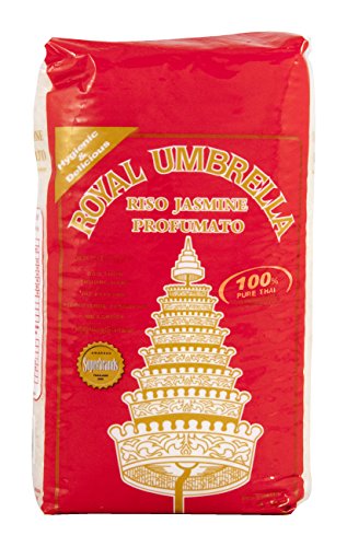 Royal Umbrella Reis Thai Hom Mali, Jasmine – 1000 g – [5 Stück] von Royal Umbrella