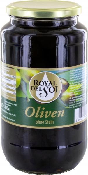 Royal del Sol geschwärzte Oliven ohne Stein von Royal del Sol