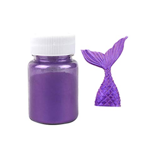 Rtengtunn Glitzerpulver, 15g essbares Flash Glitter Golden Silver Pulver zum Dekorieren von Fondantkuchen backen - Lila Rtengtunn Glitzerpulver, 15g essbares Flash Glitter Golden Silver Pulver zum Dekorieren von Fondantkuchen backen - Lila von DXQ