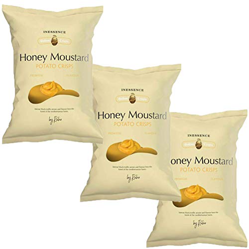 3x Rubio Chips, Honey Mustard, Honig Senf, Großpackung, Spanische Kartoffelchips, Chipstüten, Glutenfrei, Snack, 125 g 3x Rubio Chips, Honey Mustard, Honig Senf, Großpackung, Spanische Kartoffelchips, Chipstüten, Glutenfrei, Snack, 125 g von Rubio