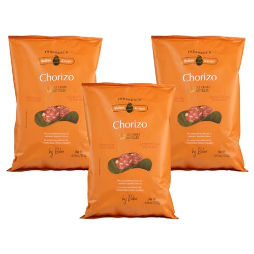 3x Rubio Chips, Chips mit Chorizo-Aroma, Kartoffelchips, glutenfrei, vegan aus Spanien, 3 x 125g von Rubio