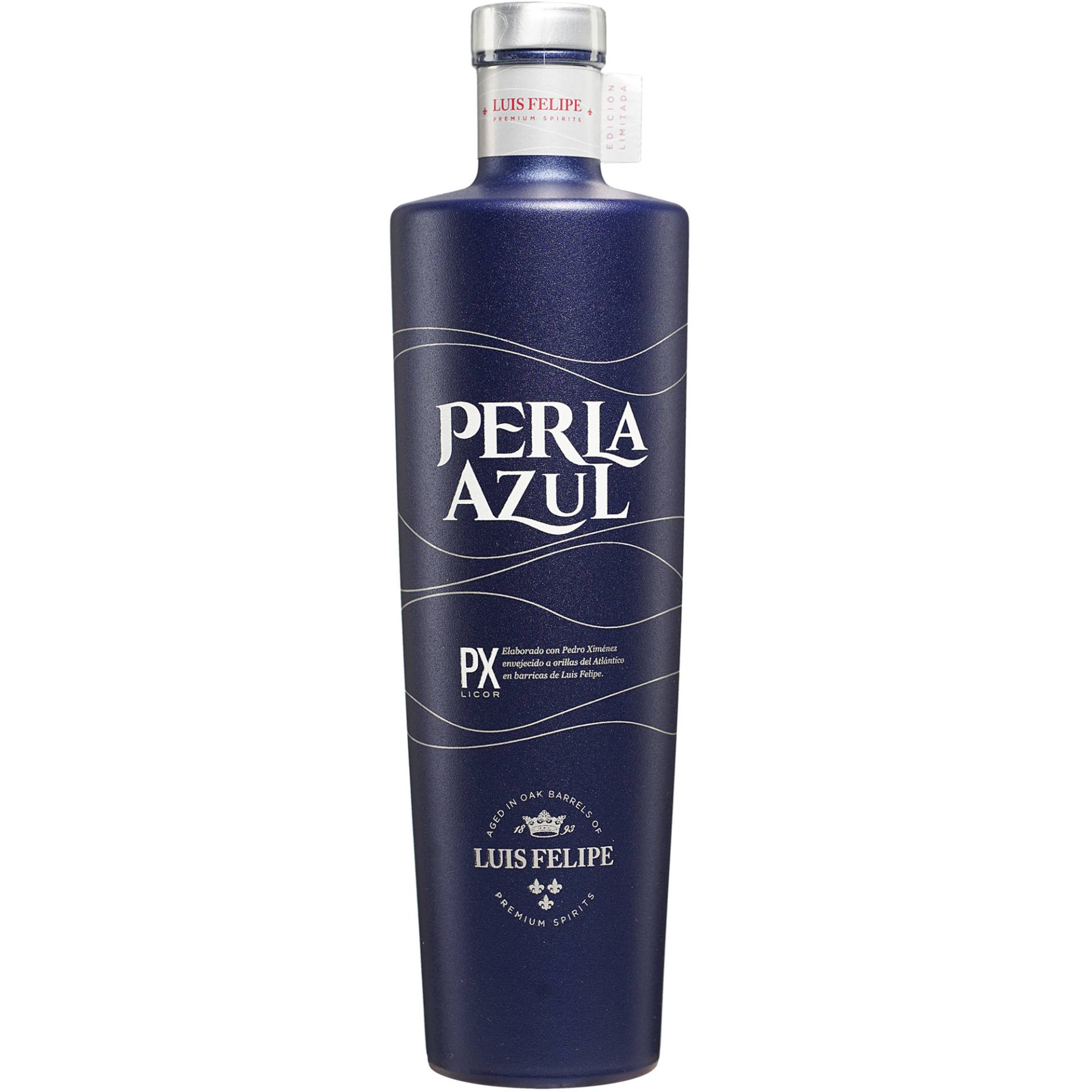 Luis Felipe Perla Azul Likör Pedro Ximénez - 0,7 L.  0.7L 15% Vol. aus Spanien von Rubio