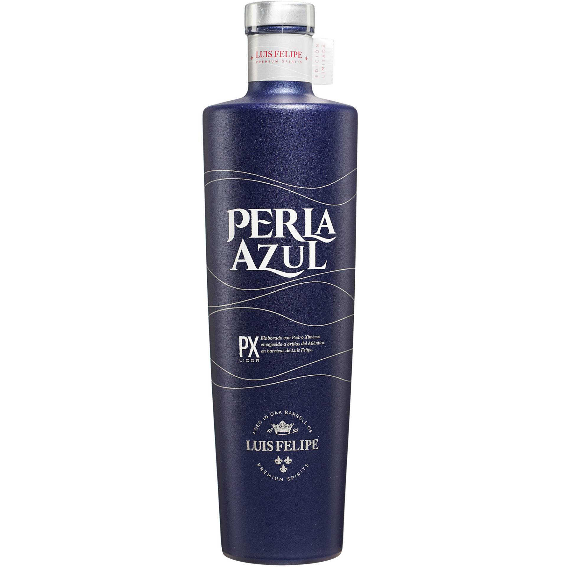 Luis Felipe Perla Azul Likör Pedro Ximénez - 0,7 L. 0.7L 15% Vol. aus Spanien Luis Felipe Perla Azul Likör Pedro Ximénez - 0,7 L. 0.7L 15% Vol. aus Spanien von Rubio