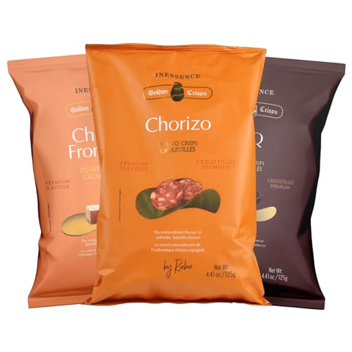 Rubio Chips, Spanische Kartoffelchips, Chipstüten, Snack (375 g (3er Pack), Rustikaler Mix) von Rubio