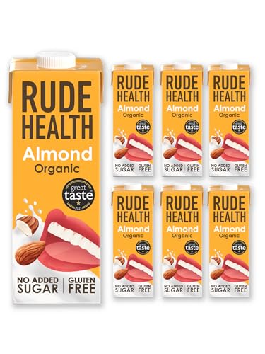 Rude Health 6 x 1 Liter Bio Mandeldrink, 100% natürliches Bio Getränk, laktosefrei, milchfrei und glutenfrei, ohne Zuckerzusatz, gesund und vegan Rude Health 6 x 1 Liter Bio Mandeldrink, 100% natürliches Bio Getränk, laktosefrei, milchfrei und glutenfrei, ohne Zuckerzusatz, gesund und vegan von Rude Health