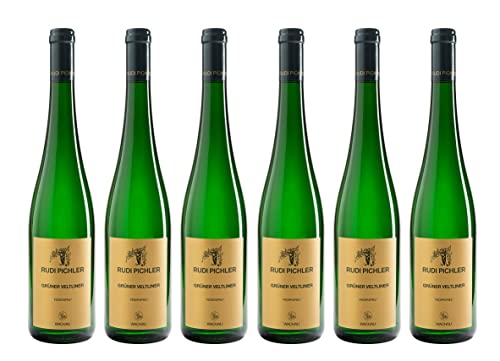 6x 0,75l - 2023er - Rudi Pichler - Grüner Veltliner - Federspiel - Wachau - Österreich - Weißwein trocken von Rudi Pichler