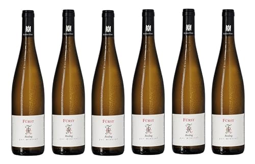 6x 0,75l - Rudolf Fürst - pur mineral - Riesling - VDP.Gutswein - Qualitätswein Franken - Deutschland - Weißwein trocken von Rudolf Fürst