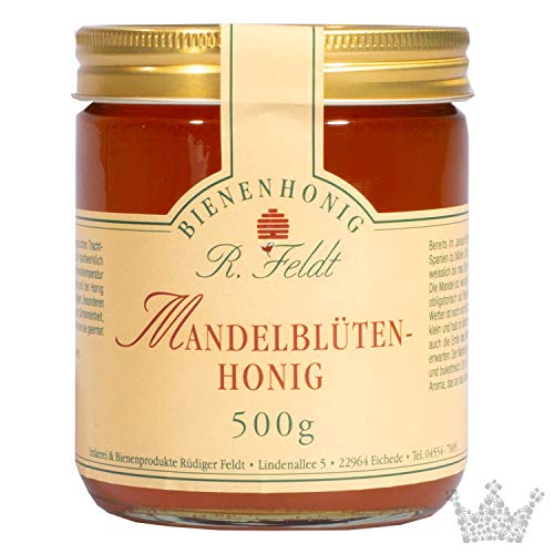 Mandelblütenhonig 500g - Lieblich, aromatisch und angenehm süß von Rüdiger Feldt Imkerei