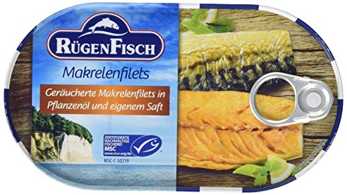 Rügen Fisch Makrelenfilets, 19er Pack (19 x 200 g) von Rügen Fisch