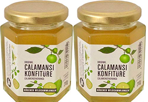 2 Gläser Calamansi Konfitüre, je 210 g von Rügener Wildsammlungen von Rügener Wildsammlungen
