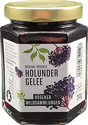 Original Rügener Holunder Gelee Original Rügener Holunder Gelee von Rügener Wildsammlungen