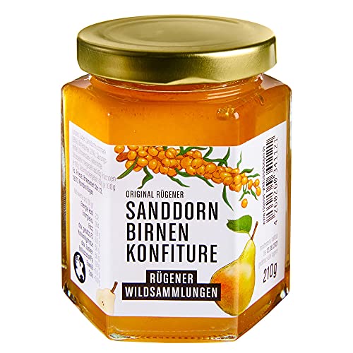 Original Rügener Sanddorn Birnen Konfitüre Original Rügener Sanddorn Birnen Konfitüre von Rügener Wildsammlungen