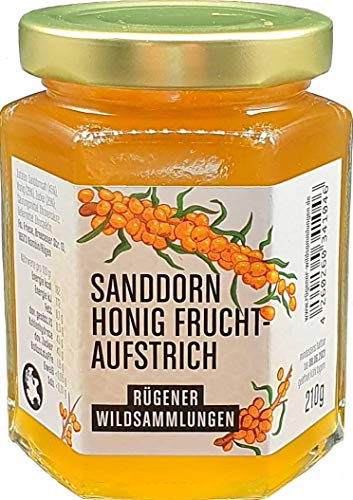 Original Rügener Sanddorn-Honig Fruchtaufstrich von Rügener Wildsammlungen