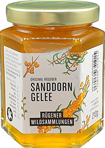 Original Rügener Sanddorngelee, 210g von Rügener Wildsammlungen